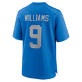 Custom #9 Blue DET Football Shirt Top