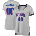 Custom Silver DET Basketball Shirt Top