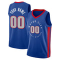 Custom #21 Blue 2020 DET Basketball Shirt Top