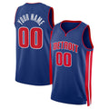 Custom #22 Blue 2021 DET Basketball Shirt Top