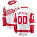 Custom White DET Hockey Shirt Top