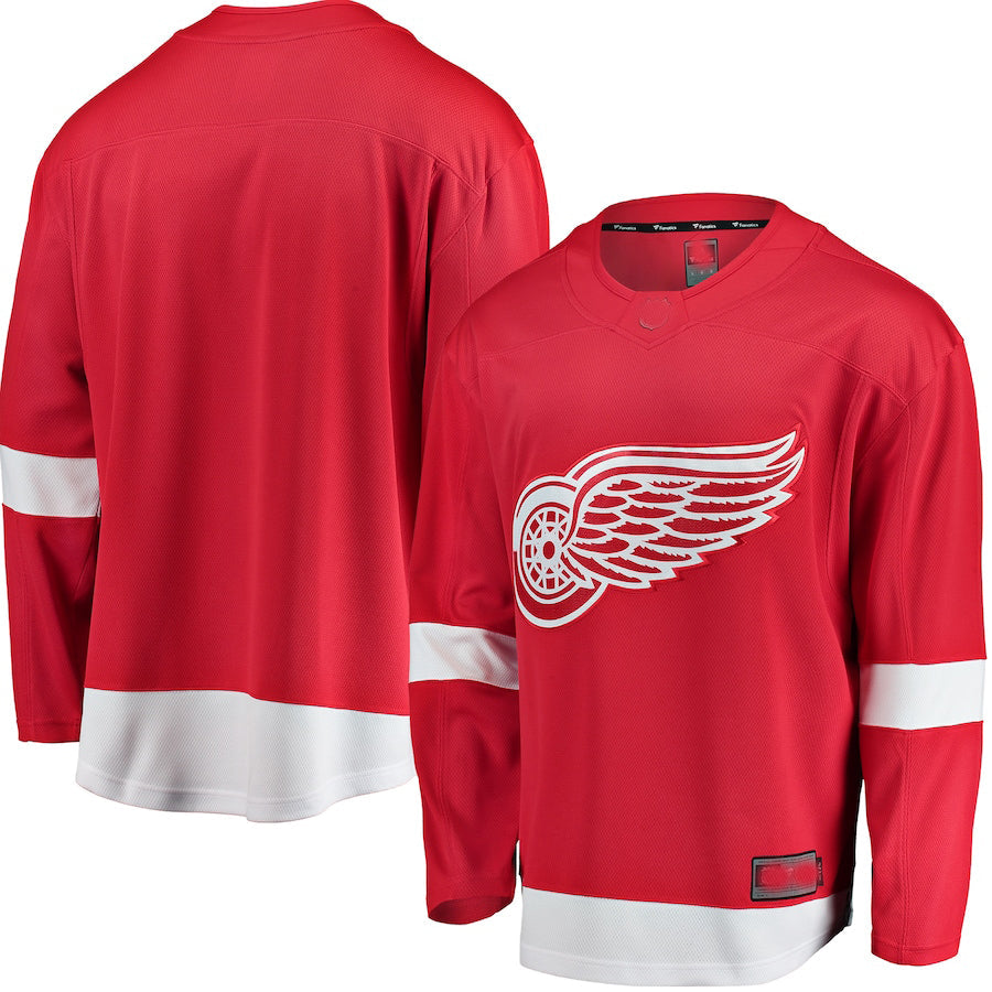 Custom Red DET Hockey Shirt Top