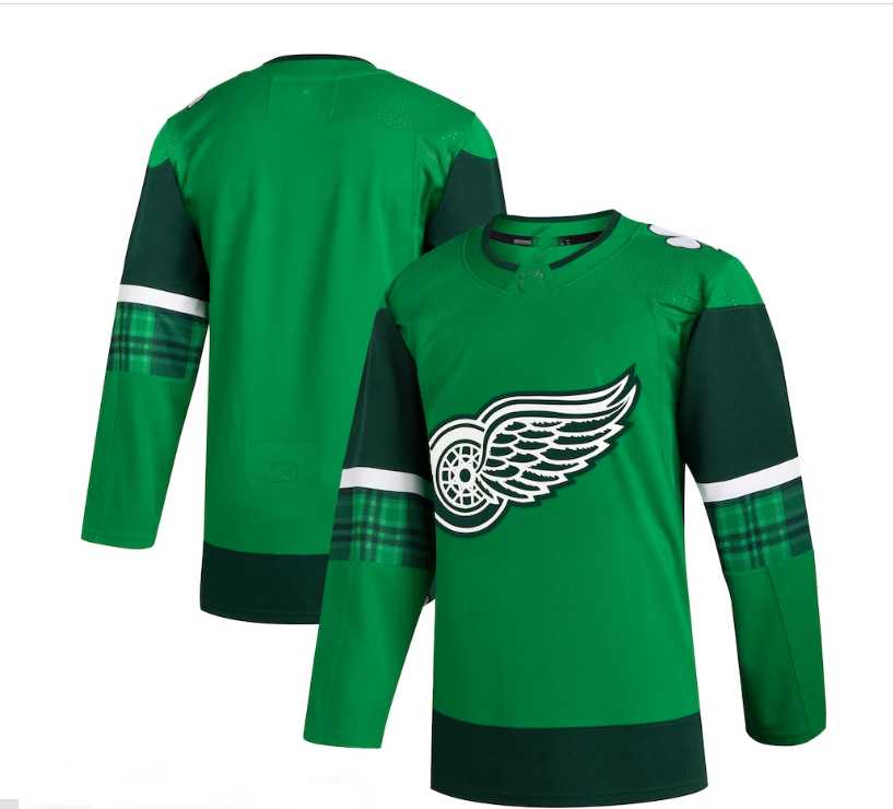 Custom Red 2023 DET Hockey Shirt Top