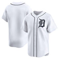 Custom White DET Baseball Shirt Top