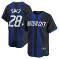Custom #28 Navy 2024 City Connect DET Baseball Shirt Top