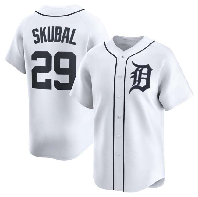 Custom #29 White 2024 DET Baseball Shirt Top