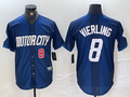 Custom #8 Navy 2024 City Connect DET Baseball Shirt Top
