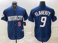 Custom #9 Navy 2024 City Connect DET Baseball Shirt Top