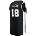 Custom #18 Black 2021 SAS Basketball Shirt Top