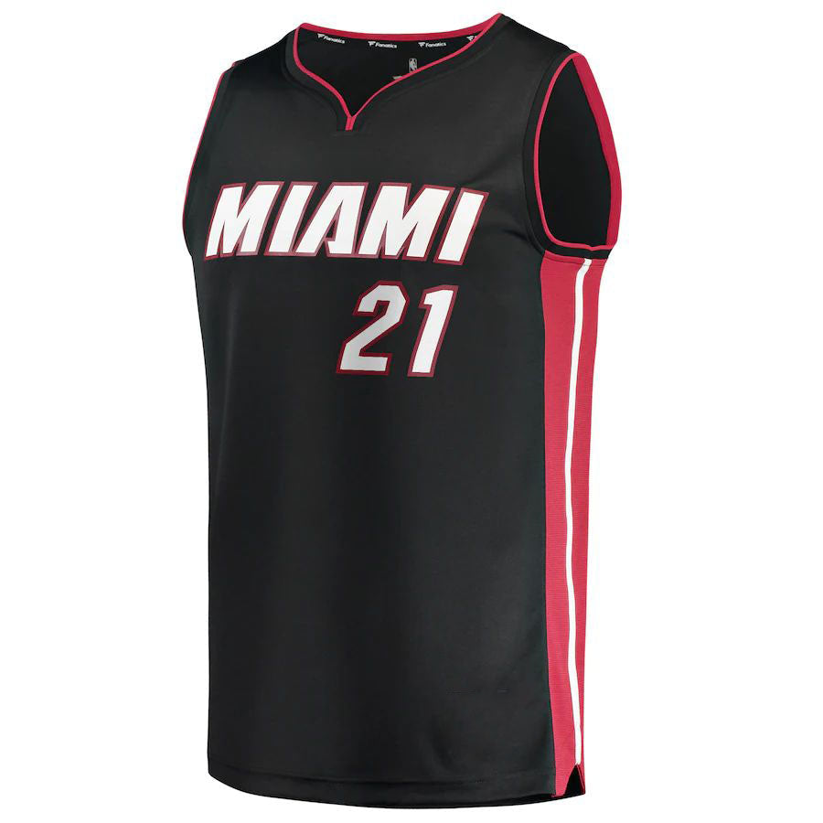 Custom #21 Black 2021 MIA Basketball Shirt Top