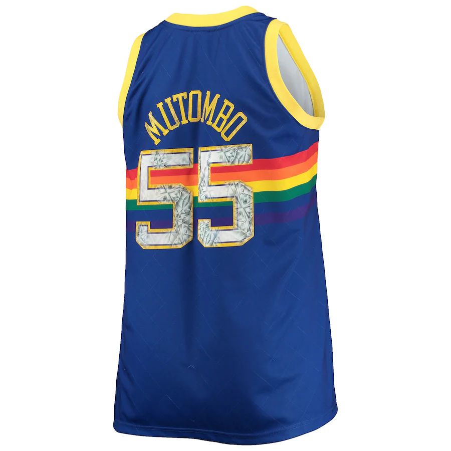 Custom #55 1991 DEN Basketball Shirt Top