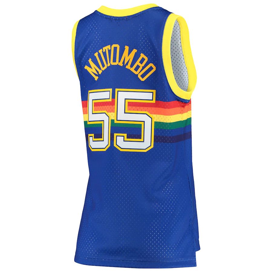 Custom #55 1991 DEN Basketball Shirt Top