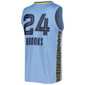 Custom #24 Light Blue 2022 MEM Basketball Shirt Top