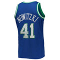 Custom #41 Blue 1996 DAL Basketball Shirt Top