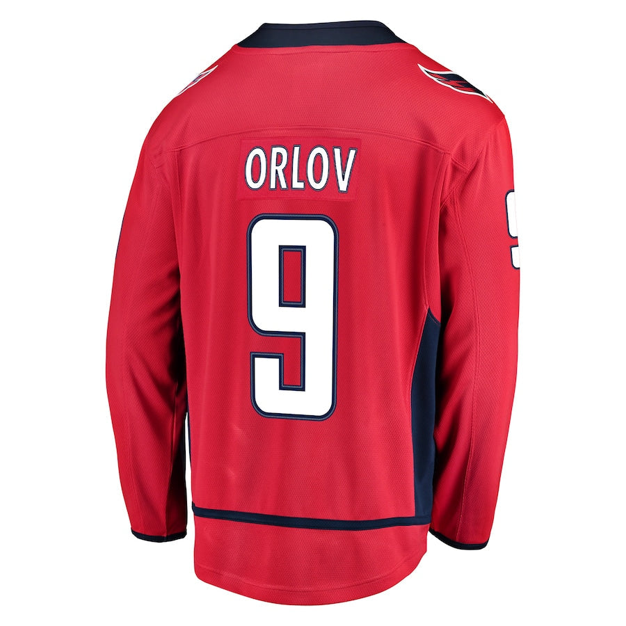 Custom #9 Red WSH Hockey Shirt Top