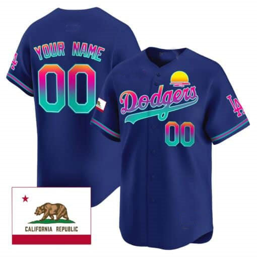 Custom 2024 LAD Baseball Shirt Top