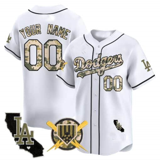 Custom LAD Baseball Shirt Top