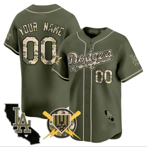 Custom LAD Baseball Shirt Top
