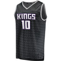 Custom #10 Black Basketball Shirt Top