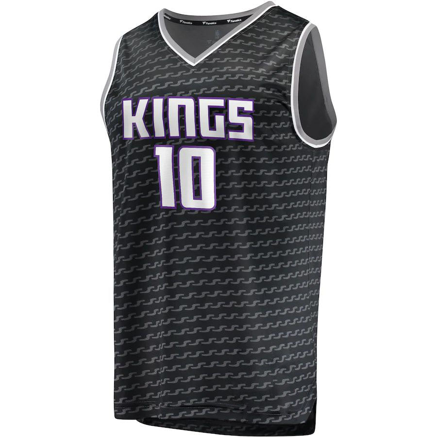 Custom #10 Black Basketball Shirt Top