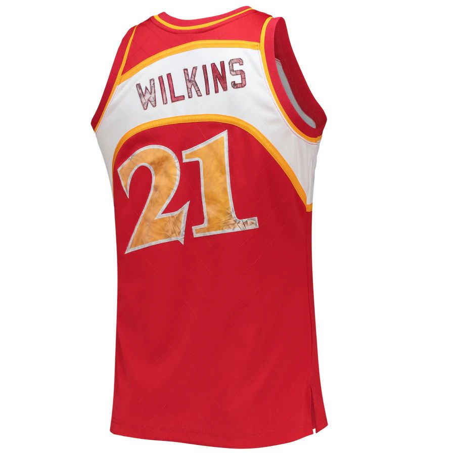 Custom #21 Red 1996 Basketball Shirt Top