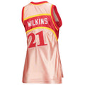 Custom #21 Pink 1986 Basketball Shirt Top