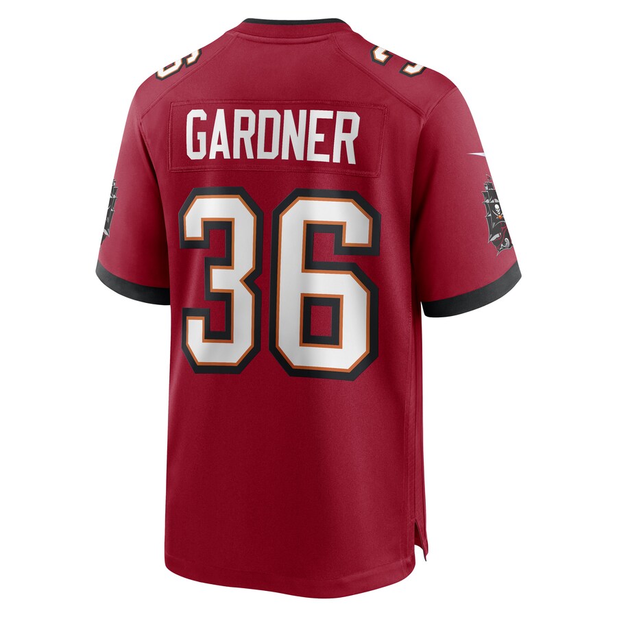 Custom #36 Red TB Football Shirt Top