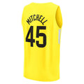 Custom #45 Yellow 2022 UTA Basketball Shirt Top
