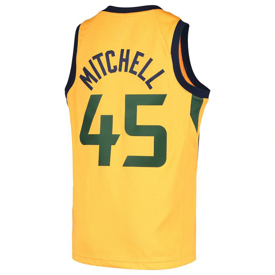 Custom #45 Gold 2020 UTA Basketball Shirt Top