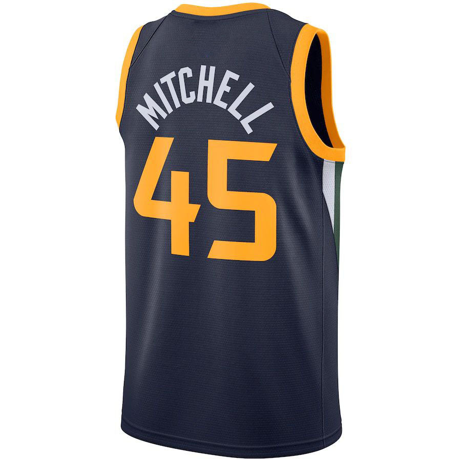 Custom #45 Navy 2020 UTA Basketball Shirt Top