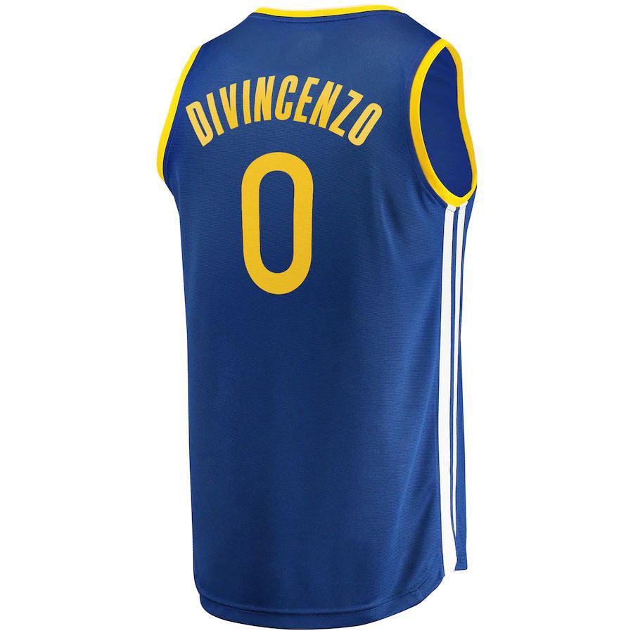 Custom #0 Blue 2022 GSW Basketball Shirt Top