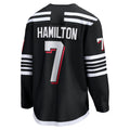 Custom #7 Black NJD Hockey Shirt Top