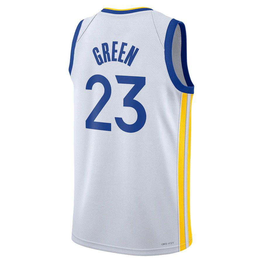 Custom #23 White 2022 GSW Basketball Shirt Top