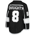Custom #8 Black LAK Hockey Shirt Top