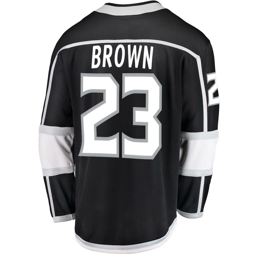 Custom #23 Black LAK Hockey Shirt Top