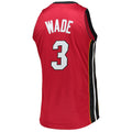 Custom #3 Red 2005 MIA Basketball Shirt Top