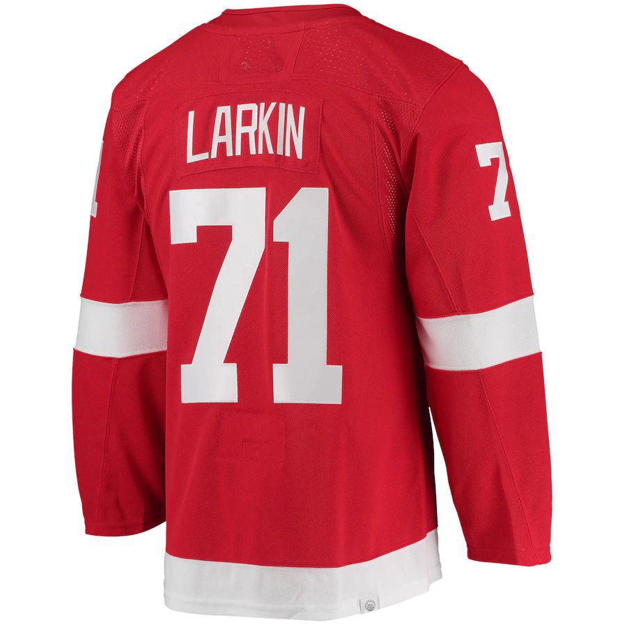 Custom #71 Red DET Hockey Shirt Top