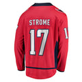Custom #17 Red WSH Hockey Shirt Top