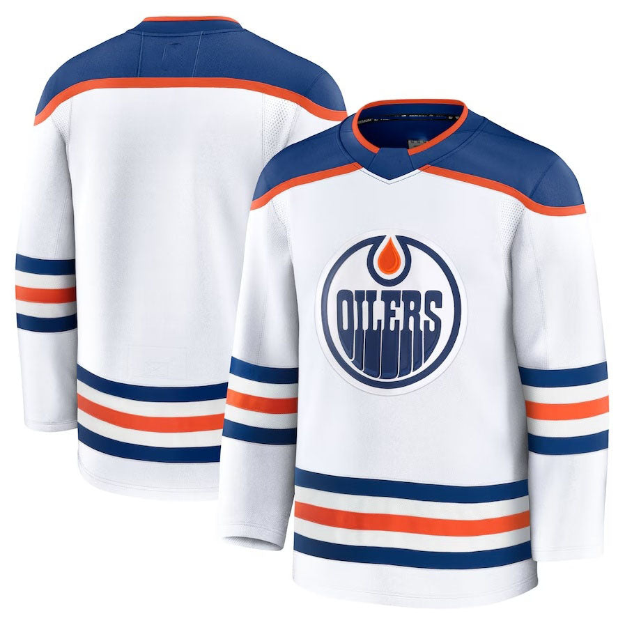 Custom White EDM Hockey Shirt Top