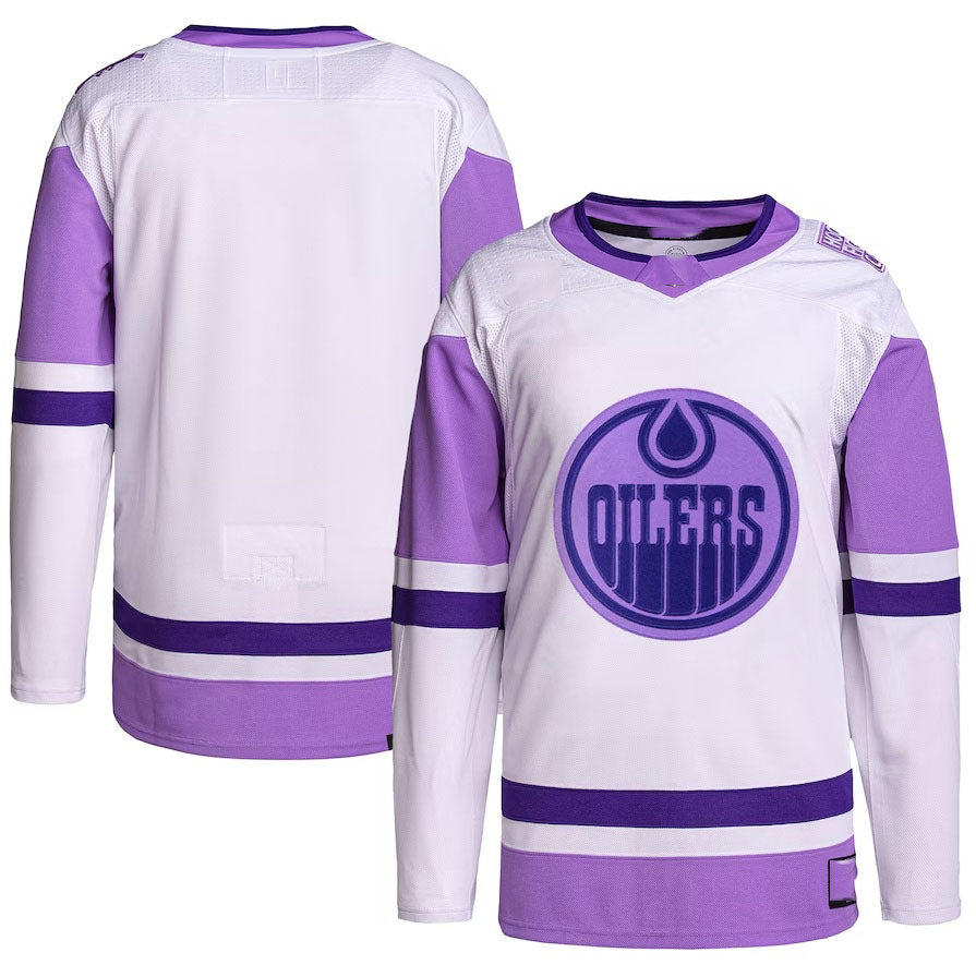 Custom White EDM Hockey Shirt Top