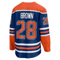 Custom #28 Brown EDM Hockey Shirt Top
