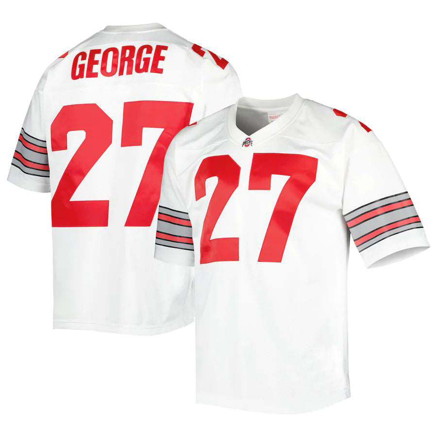 Custom #27 White Football Shirt Top