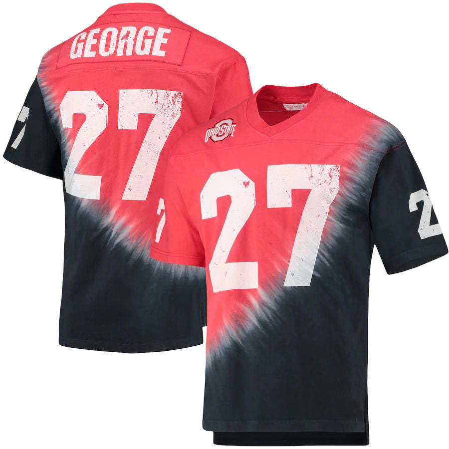 Custom #27 Black Football Shirt Top