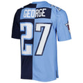 Custom #27 Light Blue 1999 TEN Football Shirt Top