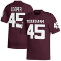 Custom #45 Maroon Football Shirt Top