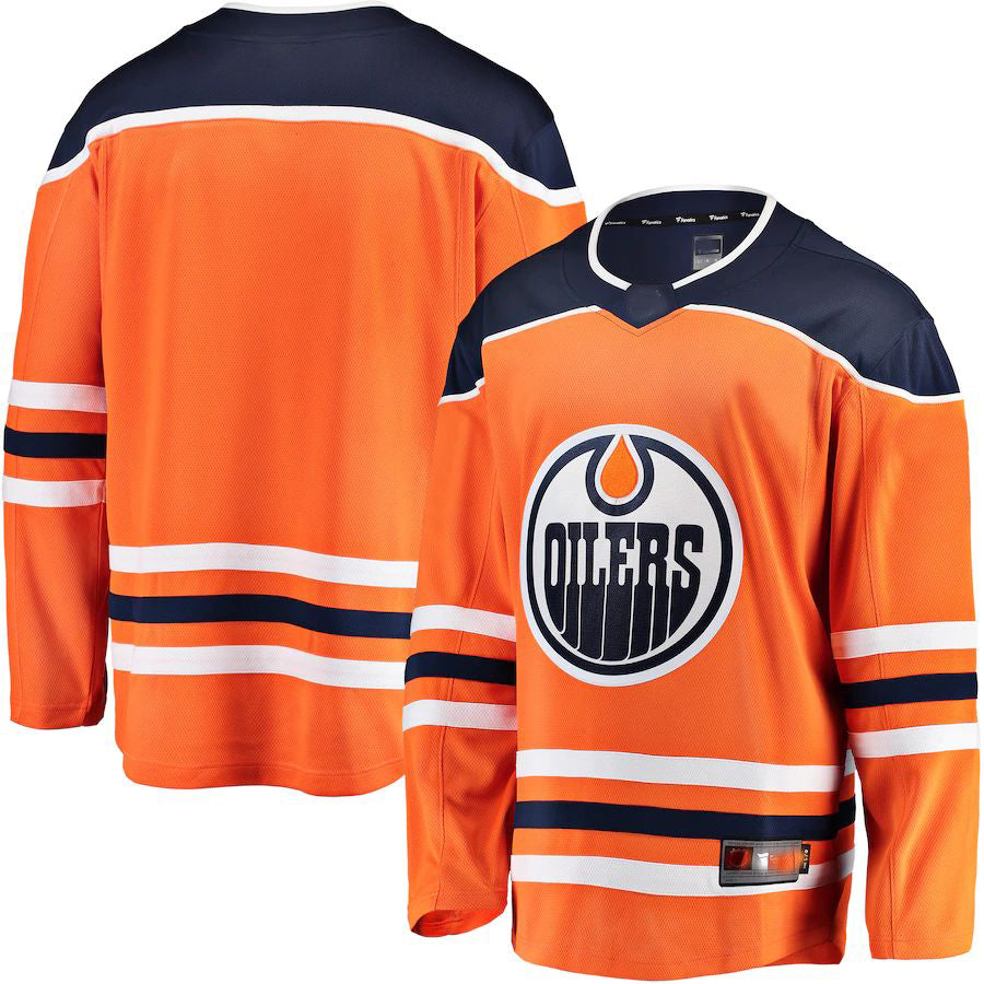 Custom Orange EDM Hockey Shirt Top