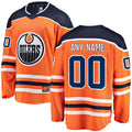 Custom Orange EDM Hockey Shirt Top