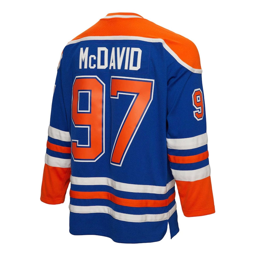 Custom #97 Blue 2015 EDM Hockey Shirt Top