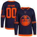 Custom Navy EDM Hockey Shirt Top