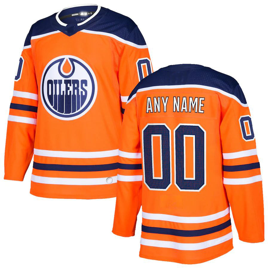 Custom Orange EDM Hockey Shirt Top